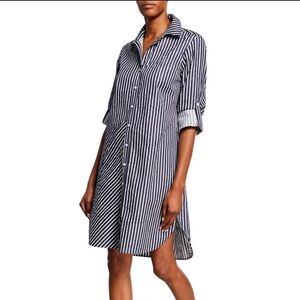 Finley Black and White Shirt Dress
